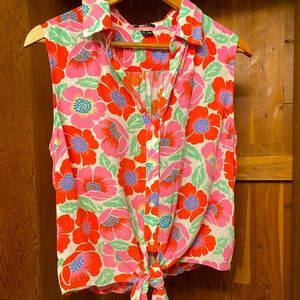 Floral Theory blouse, M